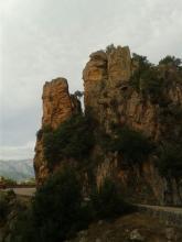 corse, Piana, roches rouges, calanche